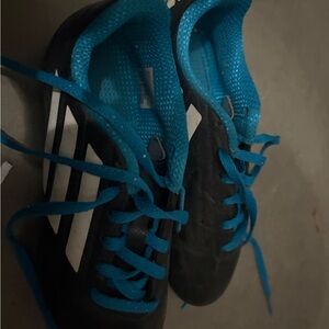 Black and Blue Athletic Shoes